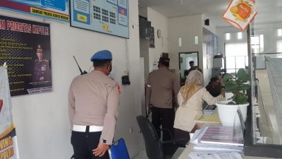 Kapolres Bener Meriah AKBP Indra Novianto  Sidak Kantor Samsat Bener Meriah