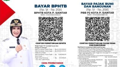 Plt Walikota Pematangsiantar dr Susanti Dewayani Ajak Masyarakat untuk Membayar PBB dan BPHTN-P2 dengan On-Line