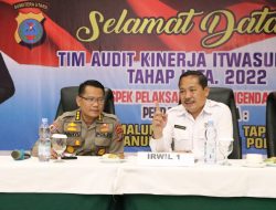 Kapolres Simalungun Dampingi Kunker Tim Audit Kerja Irwasum Polri TA 2022 Dalam Rangka Aspek Pelaksanaan dan Pendalaman Empat Polres