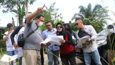 Plt Walikota Siantar bersama Pimpinan OPD Tinjau dan Berharap Outer Ring Road Segera Siap 