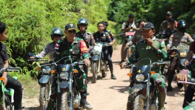 Satgas Pamtas RI-Malaysia Yonarmed 19/105 Trk Bogani laksanakan Apel Gabungan dan Patroli Bersama dengan Intansi terkait Perbatasan