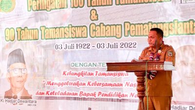 Plt Kadis Kominfo Pematangsiantar Ucapkan Selamat HUT ke-100 Perguaruan Tamansiswa 