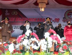 Plt Walikota Pematangsiantar Ikuti Upacara Hari Bhayangkara ke-76 