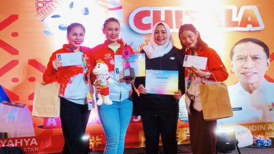 Erni Puspita Ketua DPD ASKI SUMUT Asal Siantar Raih Juara 2 & 3 di Kejuaraan Senam Kebugaran FORNAS VI Palembang