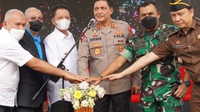 Pangdam IM Bersama Forkopimda Aceh Turut Membuka Bhayangkara Seulaweh Expo (BSE) 2022 di Stadion Harapan Bangsa