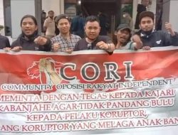CORI Apresiasi Kinerja Kejaksaan Negeri Karo atas Penetapan Tersangka Pelaku Tindak Pidana Korupsi di Karo