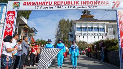 Meriahkan HUT Kemerdekaan RI ke- 77, Wabub Karo : Lomba Jalan ini diikuti dengan Sportif dan Penuh Semangat 