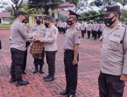 Kapolres Simalungun Sampaikan Ucapan Terima Kasih Saat Pimpin Korp Raport Kenaikan Pangkat Pengabdian Dan Pelepasan Purna Bakti