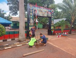 Jelang Peringatan HUT Kemerdekaan RI Ke-77, Satgas Yonif 123/Rajawali Gelorakan Semangat Kemerdekaan