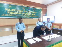Kalapas Kelas IIB Padangsidimpuan Kanwil Kemenkumham Sumut Ikuti Launching dan MoU Aplikasi SIPINTER dan SEMPURNA PN