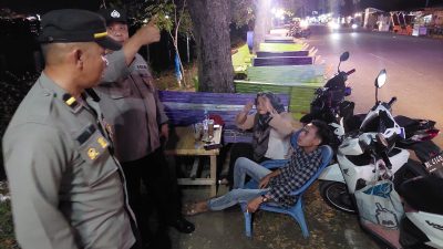Personel Polsek Banda Sakti Tingkatkan Patroli Dialogis Malam Hari