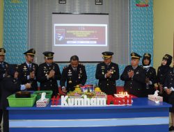 Perayaan HDKD ke-77, Lapas Kelas IIB Padangsidempuan Gelar Tradisi Potong Tumpeng sebagai Bentuk Rasa Syukur 