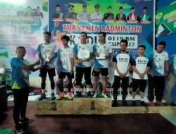 Turnamen Badminton Kodim Cup Resmi Berakhir