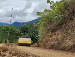 Lewat Program TMMD ke-114, Jalan di Desa Kukuyang Selesai di Kerjakan 