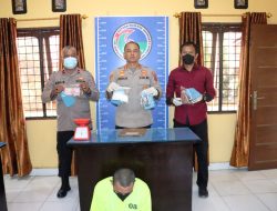 Nunggu Calon Pembeli Sabu “JS” Diamankan Polisi dari Desa Gampong Tanjong 