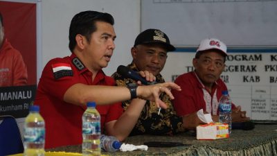 Bane Raja Manalu Berbagi dan Menyapa Warga Desa Karang Baru, Batubara