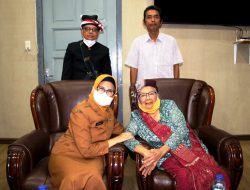 Sang Maestro Sanggar Rayantara, Raminah Garingring Berbincang Akrab dengan Walikota Siantar 