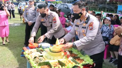 Polres Humbahas Adakan Syukuran Hari Lalu Lintas Bhayangkara Ke-67