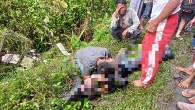 Polsek Dolok Panribuan Olah TKP Temuan Mayat di Dusun NDK Pasar Nagori Marihat