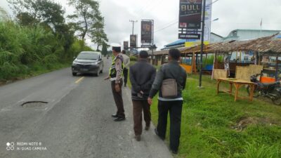 Antisipasi Balap Liar di Hari Minggu, Satlantas bersama Polsek Purba Gelar Operasi Hunting Sistem 