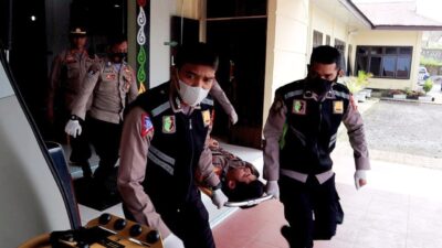 Polres Bener Meriah Gelar Simulasi Penanganan Kebakaran di Lingkungan Polres