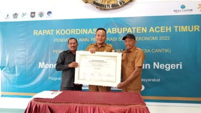 Pj Bupati Aceh Timur : Regsosek Penting Segera Dilakukan 