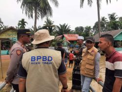 Pj Bupati Tinjau Jembatan Rusak di Pedalaman Aceh Timur 