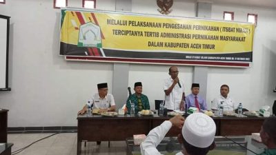 Ratusan Pasangan Suami Istri Jalani Isbat Nikah di Aceh Timur 