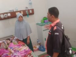 Persatuan Wartawan di Aceh Timur Kunjungi Ayatul Aula di Rumah Sakit Zubir Mahmud 