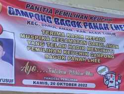 Polsek Darul Aman Lakukan Pengamanan Pemilihan Keuchik Gampong Bagok Panah Lee