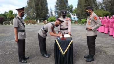 Kapolres Pimpin Sertijab Waka dan Sejumlah Pejabat Utama di Polres Bener Meriah 