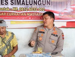 Kunjungan Kapolres Simalungun Disambut Hangat di Posko Merah Putih Kampung Narkoba untuk Dengarkan Curhatan warga di Nagori Siantar Estate   