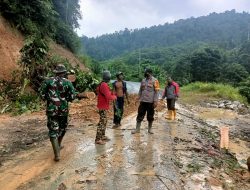 Akibat Longsor, Akses Jalan Syah Utama-Bandar Lumpuh Total, Masyarakat lakukan ini