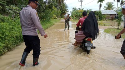 Waspada!  Curah Hujan Guyur Aceh Timur, Krueng Arakundo Meluap