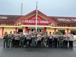 Kombes Pol Irsan Sinuhaji,SIK,MH Sambut Kunjungan Dandim 0204   