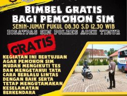 Kabar Gembira, Satlantas Polres Aceh Timur Buka Bimbel Gratis bagi Pemohon SIM