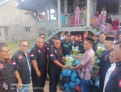 Ketua DPP PAS H Akhyarkamil Pimpin Serah Terima Bantuan Banjir di Dua Kabupaten Kota