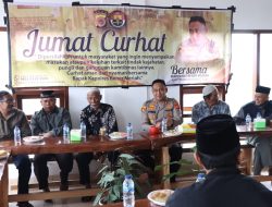  Jumat Curhat bersama Warga Kampung Wonosobo, Kapolres akan Tindak Kenalpot Bising