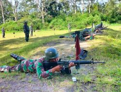 Personel Kodim 0119/BM Dilatih Menembak