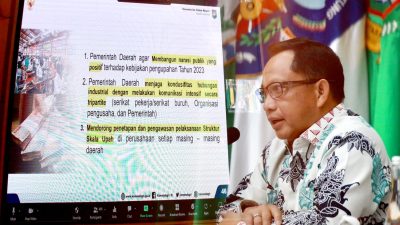 Mendagri:  Pemda Harus Memiliki Kebijakan dan Narasi Sama Dalam Pelaksanaan Pengupahan    