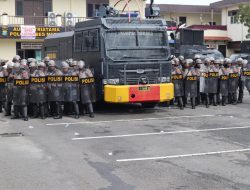 Hadapi Pemilu 2024, Sat Samapta Polrestabes Medan Gelar Simulasi Penanganan Aksi Unjuk Rasa   