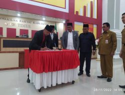 Pengesahan APBK Aceh Timur Tahun Anggaran 2023