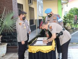Kapolres Batubara AKBP Joce DC Fernandes,SIK Pimpin Sertijab Kasat Lantas