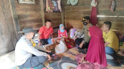 Nek Sapdiah Alami Sakit Akut Menahun Mendapatkan Perhatian dari Polsek Serbajadi