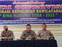 Polres Simalungun Sambut Kunjungan Tim Supervisi Operasi Bina Kusuma Toba 2022, “Fungsi Binmas Yang Lebih Baik”