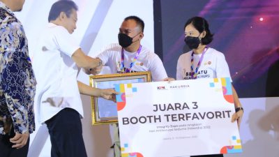 Peringatan Hakordia 2022, Polri Raih Peringkat 3 Peserta Terfavorit