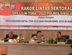 Kapolres Bersama Dandim Ikuti Rakor Lintas Sektoral Tingkat Menteri secara Virtual