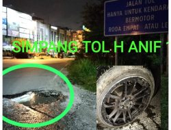 Gawat ! Ada Lubang di Akses Menuju Pintu Tol H Anif 1 Percut Seituan, Jangan Sampai Anda Jadi Korban Berikutnya !