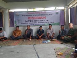 Gampong Meunasah Blang Gelar Musrembang