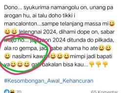 Luar Biasa!!! Ketua Repdem Kabupaten Taput Sebut Pilkada 2024 Di Tunda,”Akibat Datang Gempa 2024”